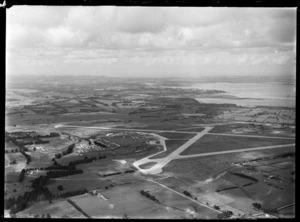 Whenuapai, Waitakere City, Auckland region, looking south-west, including RNZAF Station