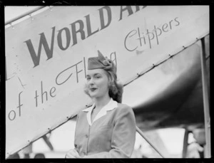 Miss Betty Porter, Pan American World Airways stewardess