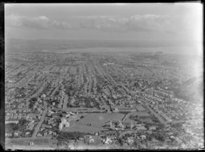 Mount Eden, Auckland, showing Mount Eden Normal School in the foreground