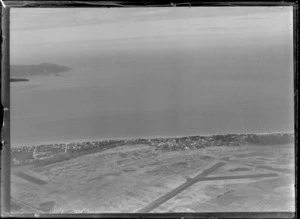 Paraparaumu aerodrome, Wellington Region, looking out to sea