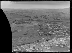 Opotiki, Bay of Plenty region, including commercial buildings and river