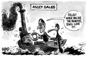 Evans, Malcolm Paul, 1945- :Asset sales. 19 June 2012