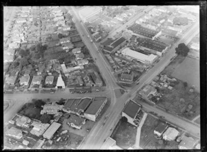 Newmarket, Auckland, includes Tamaki Sawmill Company Ltd, industrial area and housing