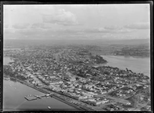 Tauranga, includes city, wharf, shoreline, harbour and housing