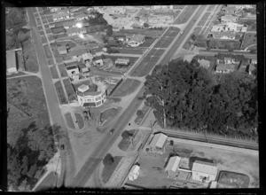 Rotorua, includes Shorters store, petrol pumps, industrial areas and housing