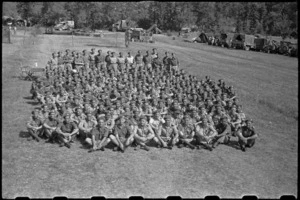 Officers of the New Zealand Artillery near Arce, Italy, World War II - Photograph taken by George Bull