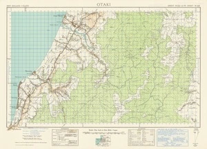 Otaki [electronic resource] / compiled from plane table sketch surveys & official records by the Lands & Survey Dept.