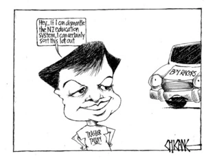 Winter, Mark 1958- :"Hey... if I can dismantle the NZ education system, I can certainly sort this lot out." 22 June 2012