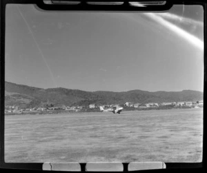 De Havilland DH89 Rapide aircraft 'Tareke' ZK-AKT, Greymouth airport