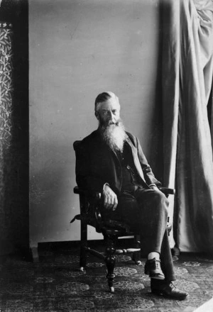 Seated portrait of Harry Albert Atkinson