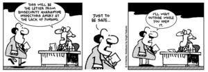 Fletcher, David 1952- :"This will be the letter from the biosecurity quarantine inspectors angry at the lack of funding." ... 28 June 2012