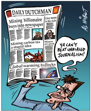 Nisbet, Alastair, 1958- :"Ya can't beat unbiased journalism!" 23 June 2012