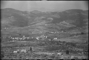 Italian village of Serbaia captured by 26 New Zealand Battalion in World War II - Photograph taken by George Kaye