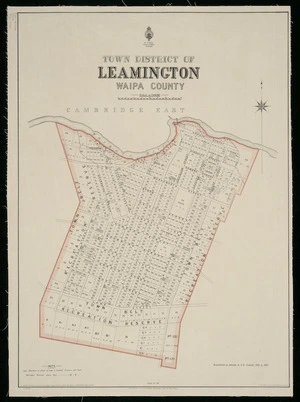 Town district of Leamington, Waipa County