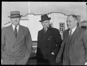 Mr Higgs, Captain Bartnell and Mr Roberts