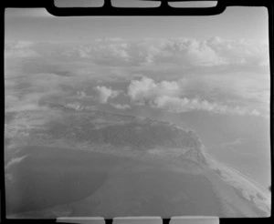 Farewell Spit, Tasman District, taken from a NAC (National Airways Corporation) Viscount aircraft