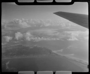 Tasman Bay, Canterbury, taken from a NAC (National Airways Corporation) Viscount aircraft