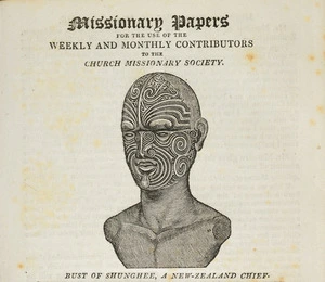 [Hongi Hika] 1772-1828 :Bust of Shunghee, a New-Zealand chief. [1814] 1816