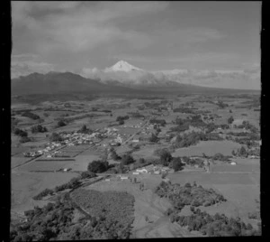 Okato, New Plymouth District, Taranaki Region, looking towards Mount Taranaki