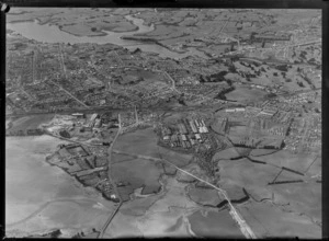 Otahuhu, Auckland, including industrial and housing area