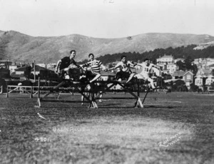 Hurdle-race, Basin Reserve, Wellington