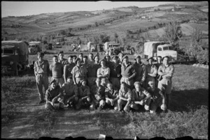 New Zealand Public Relations Service, Field Section, near Riccione, Italy, World War II - Photograph taken by George Kaye