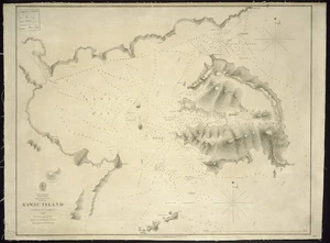 Kawau Island / surveyed by Capt. J.L. Stokes, 1849.