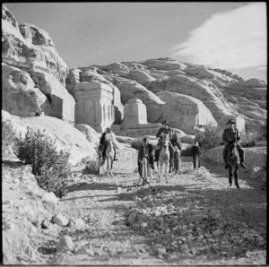 Ruins of the gateway that barred entrance to Petra, Jordan - Photograph taken by M D Elias