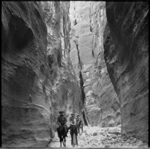 El Sik, the entrance to Petra, Jordan - Photograph taken by M D Elias
