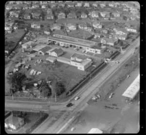 Mt Roskill/Onehunga area, Auckland, including an unidentified business premises/factory