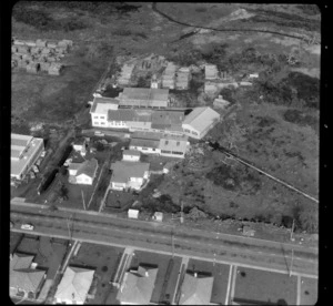 [Mt Roskill/Onehunga area, Auckland ?] with factory buildings [including sawmill ?]