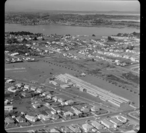 [Mt Roskill/Onehunga area, Auckland ?] including Aulsebrooks biscuit factory and houses