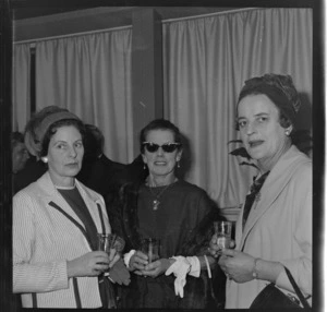Unidentified women at National Airways Corporation opening