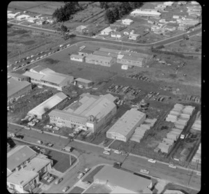 [Mt Roskill/Onehunga area, Auckland ?] with business premises/factories, including Atlas Furnishing Co Ltd and Universal Electroplaters Ltd