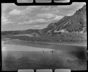 Whitebaiting on the Grey / Mawheranui River, Greymouth