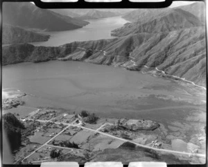 Havelock, Marlborough District, including houses and Hoods Bay