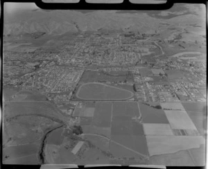 Waterlea Racecourse, Blenheim, Marlborough District, including surrounding area and farmland