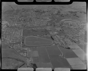 Waterlea Racecourse, Blenheim, Marlborough District, including surrounding area and farmland