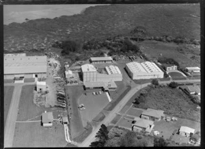 Avondale, Auckland showing factories of AC Hatrick New Zealand Ltd, and Morcom Green and Edwards Ltd