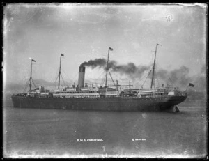Ship Corinthic, Wellington Harbour - Photograph taken by David James Aldersley