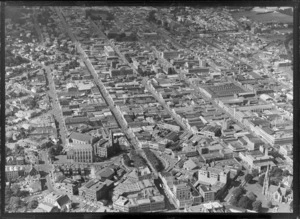 The Octagon, with Otago Boys' High School in the distance, Dunedin