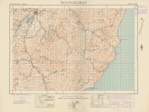Waipukurau [electronic resource] / compiled from plane table sketch surveys & official records by the Lands & Survey Department.