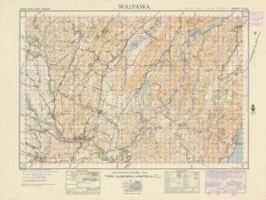 Waipawa [electronic resource] / compiled from aerial photographs and official records by the Lands & Survey Department ; W. Royel, Feb. 1943.