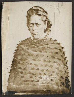 NZ Government Tourist Department (Wellington) :Portrait of unidentified Maori man