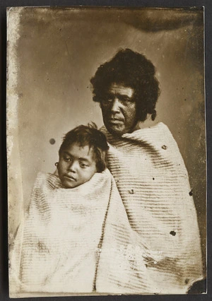 NZ Government Tourist Department (Wellington) :Portrait of unidentified woman and child