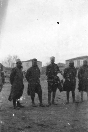 Black French soldiers from North Africa, Limnos, Greece