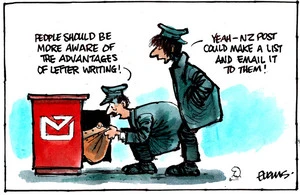 Evans, Malcolm Paul, 1945- :'People should be more aware of the advantages of letter writing!'. 4 July 2012