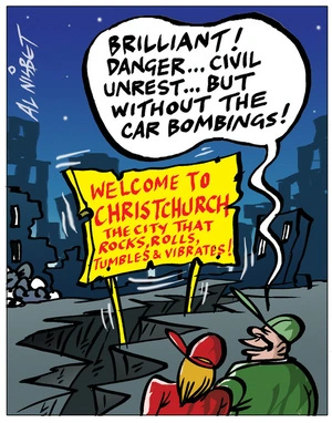 Nisbet, Alastair, 1958- :'Brillant! danger...civil unrest....but without the car bombings!' 6 July 2012