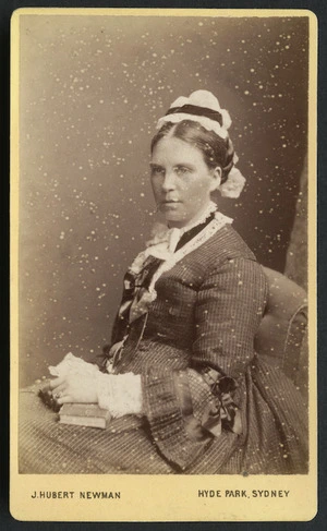 Newman, John Hubert, 1830-1916: Portrait of unidentified woman