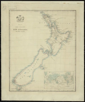 Map of the colony of New Zealand, from official documents
